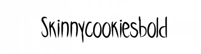 Skinnycookiesbold  Frei Schriftart Herunterladen