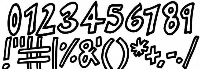 Skinnymalink Font OTHER CHARS