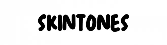 Skintones Schriftart