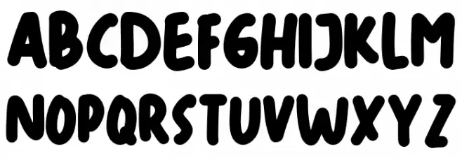 Skintones Schriftart Kleinbuchstaben