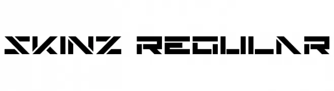 Skinz Regular  Frei Schriftart Herunterladen