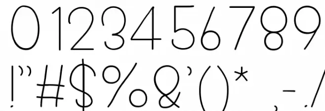 SkipLegDay Font OTHER CHARS