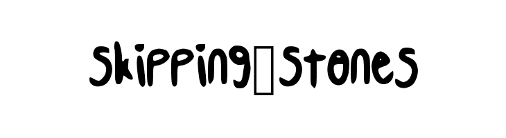 Skipping_Stones Font