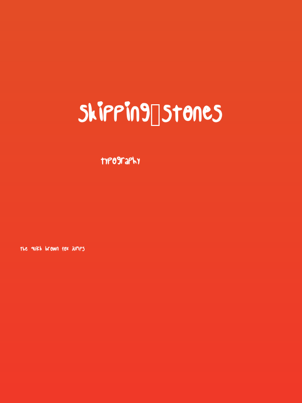 Skipping_Stones Poster
