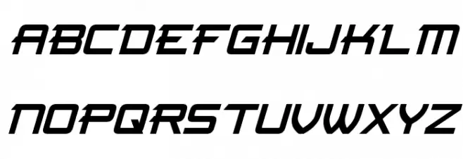 Skir Oblique フォント 大文字