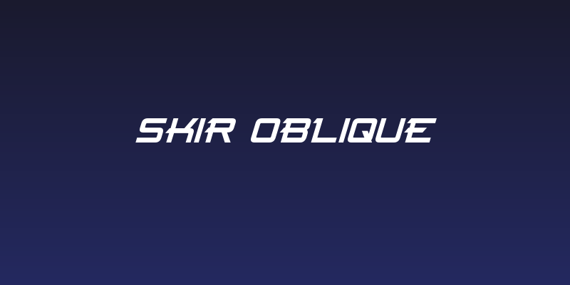Skir Oblique Social Header