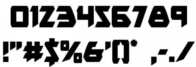 Skirmisher Condensed Font OTHER CHARS
