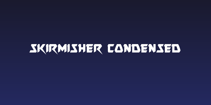 Skirmisher Condensed Social Header