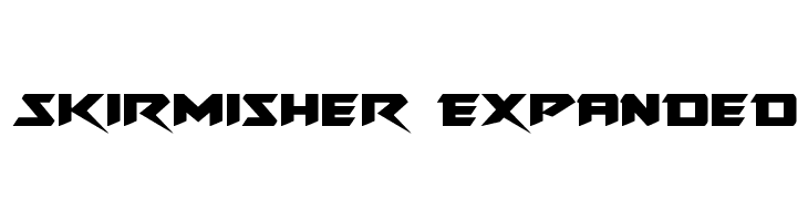 Skirmisher Expanded  Free Fonts Download