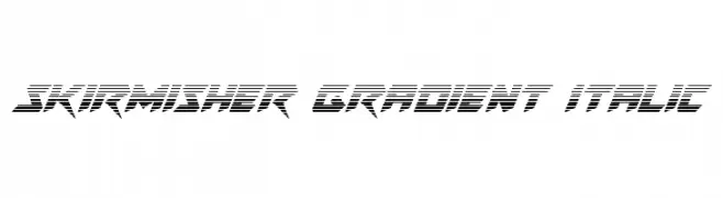 Skirmisher Gradient Italic  नि: शुल्क फ़ॉन्ट्स डाउनलोड