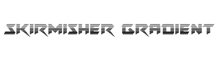 Skirmisher Gradient  font caratteri gratis