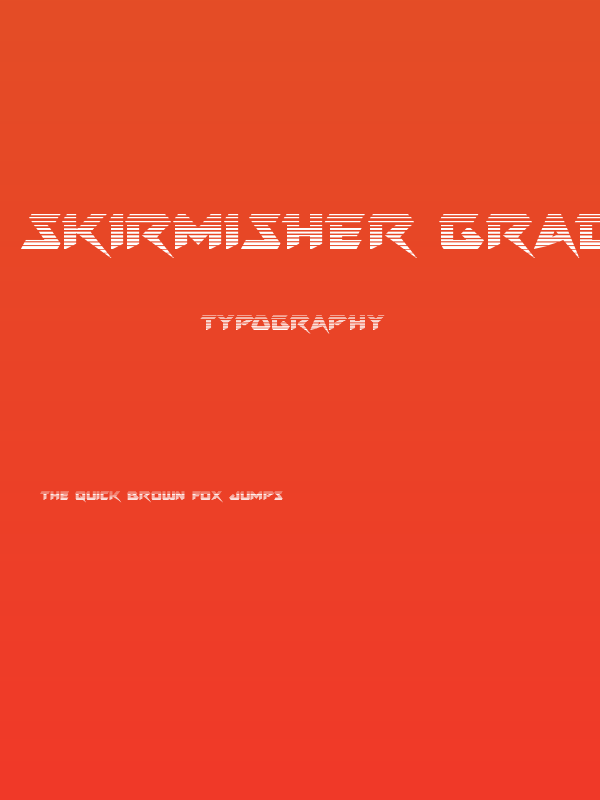 Skirmisher Gradient Poster