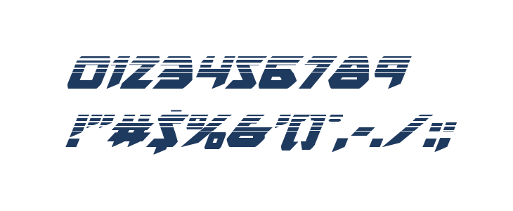 Skirmisher Halftone Italic Other Characters