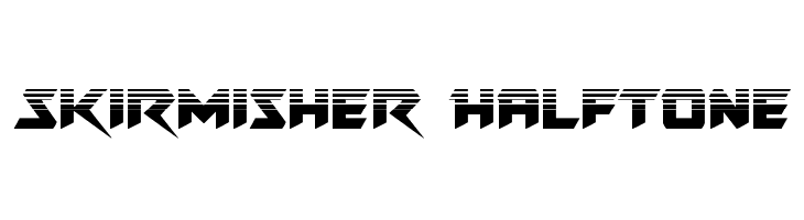 Skirmisher Halftone  Fuentes Gratis Descargar