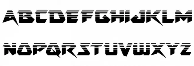 Skirmisher Halftone フォント 大文字
