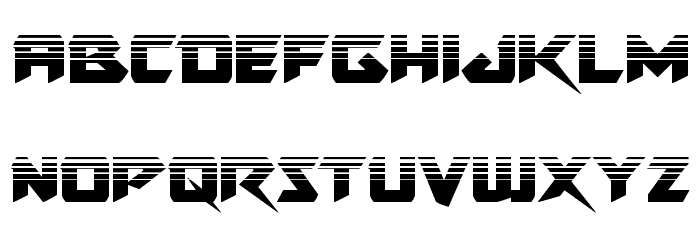 Skirmisher Halftone Font LOWERCASE