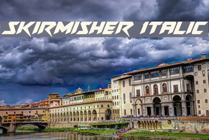 Skirmisher Italic Example 3