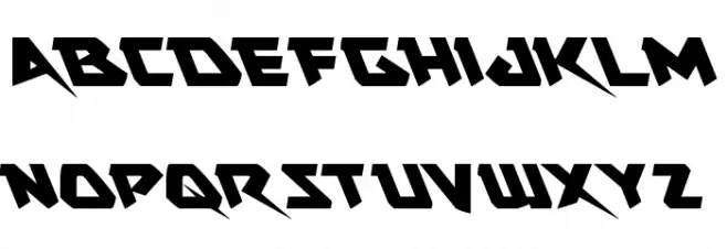 Skirmisher Leftalic Font Litere mari