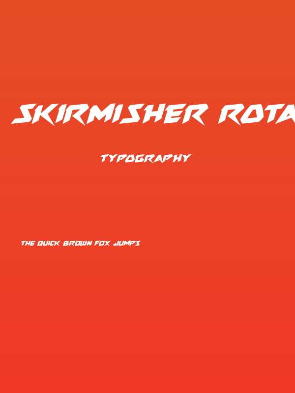 Skirmisher Rotalic Poster