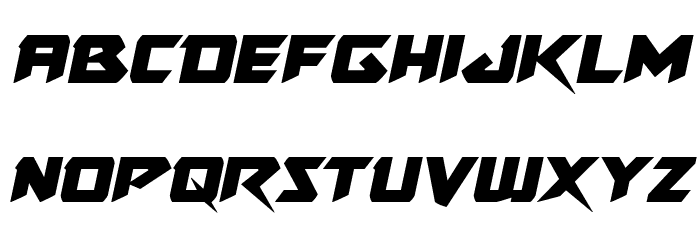 Skirmisher Semi-Italic Шрифта строчной