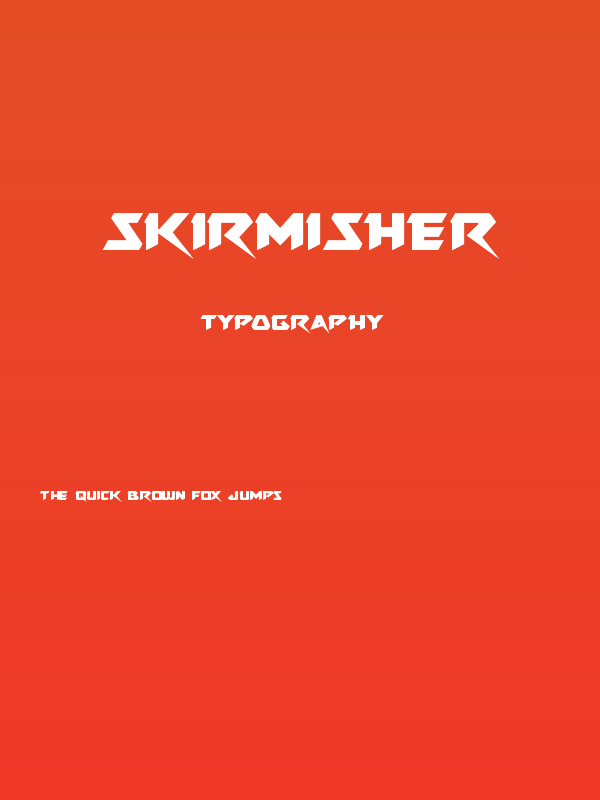 Skirmisher Poster