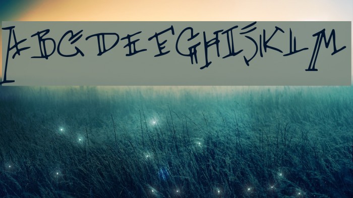 Skirt And Trousers Font examples