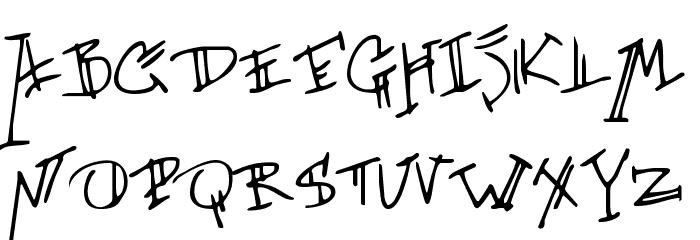 Skirt And Trousers Font LOWERCASE