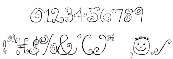 Skirt Girl Шрифта ДРУГИЕ символов