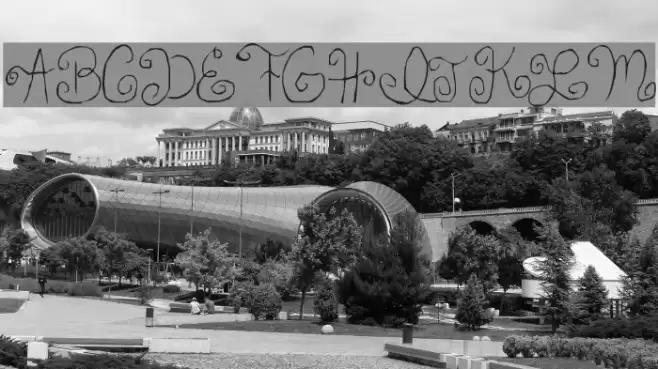 Skirt Girl Шрифта examples