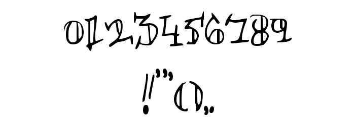 SkirtAndTrousersTitling Font OTHER CHARS