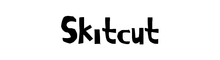 Skitcut  les polices de caractères gratuit tlcharger