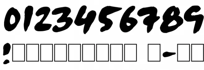 SkitserCartoon Font OTHER CHARS