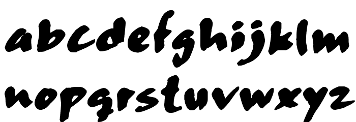 SkitserCartoon Font LOWERCASE