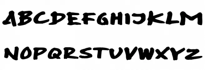 SkitserMarker Font Litere mari