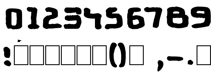SkitserSquare Font OTHER CHARS
