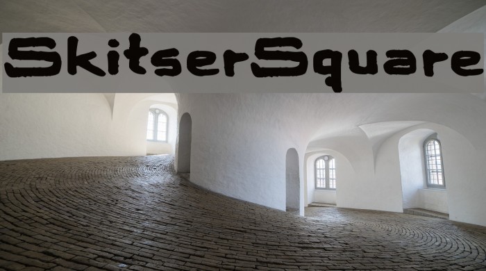 SkitserSquare Font examples