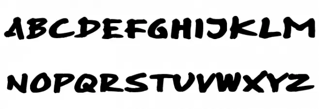 SkitserSwift Schriftart Groß