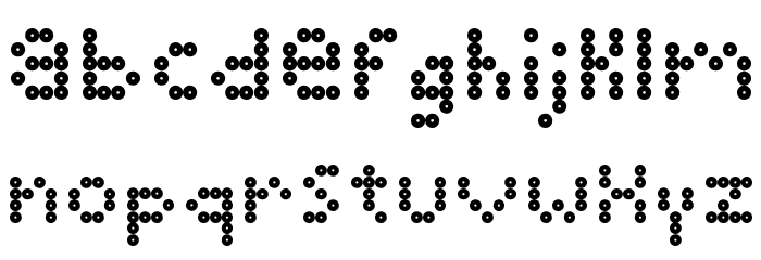 Skittles Regular Font LOWERCASE