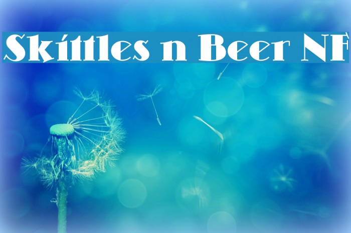 Skittles n Beer NF Font examples