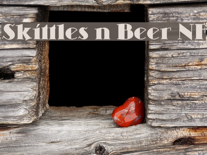 Skittles n Beer NF Font examples