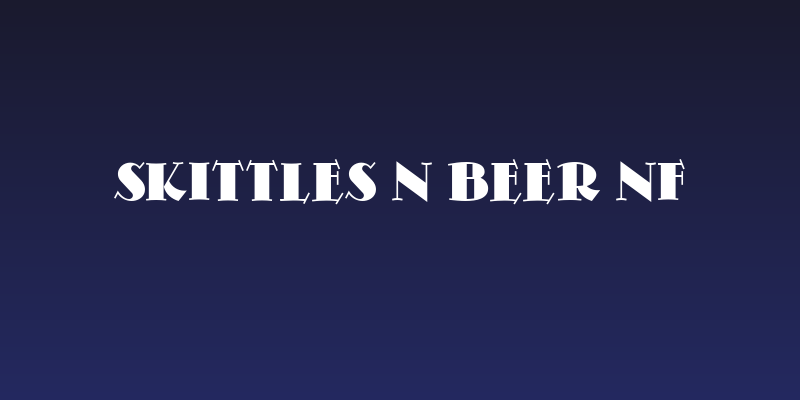 Skittles n Beer NF Social Header