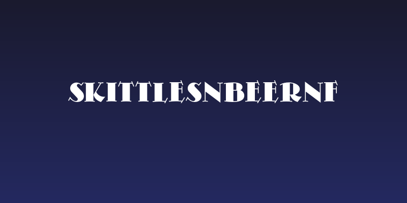 SkittlesnBeerNF Social Header
