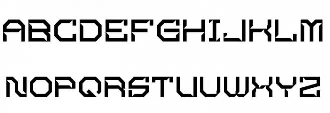Skomelr Quantum Шрифта ВЕРХНИЙ
