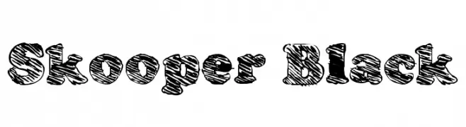 Skooper Black  Скачать бесплатные шрифты