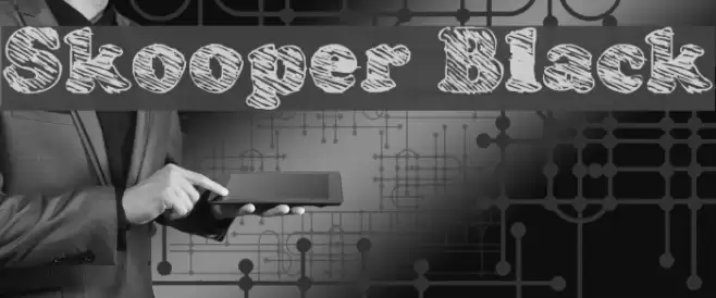 Skooper Black Font examples