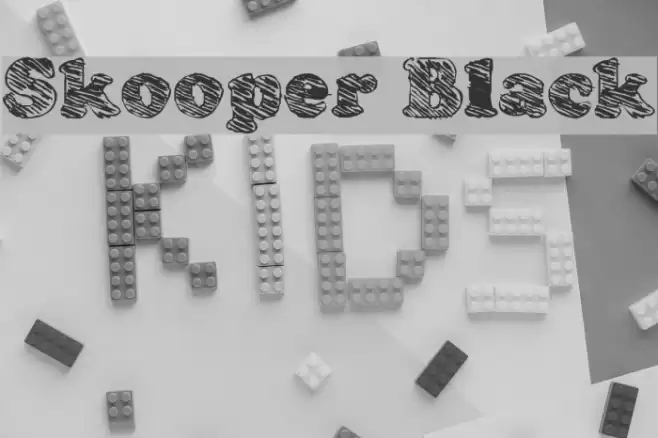 Skooper Black Font examples
