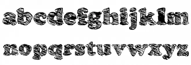 Skooper Black फ़ॉन्ट लोअरकेस