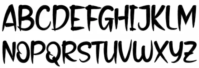 Skotteng Personal Use Schriftart Groß