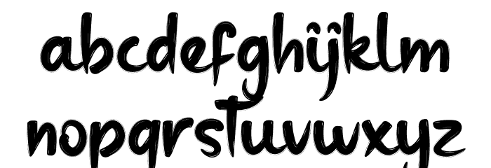 Skotteng Personal Use Font LOWERCASE