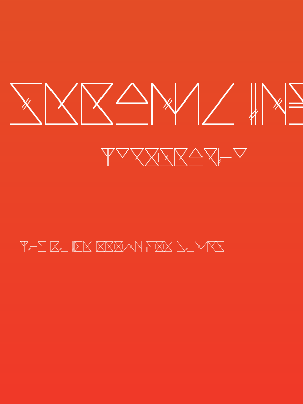 Skramline Regular Poster
